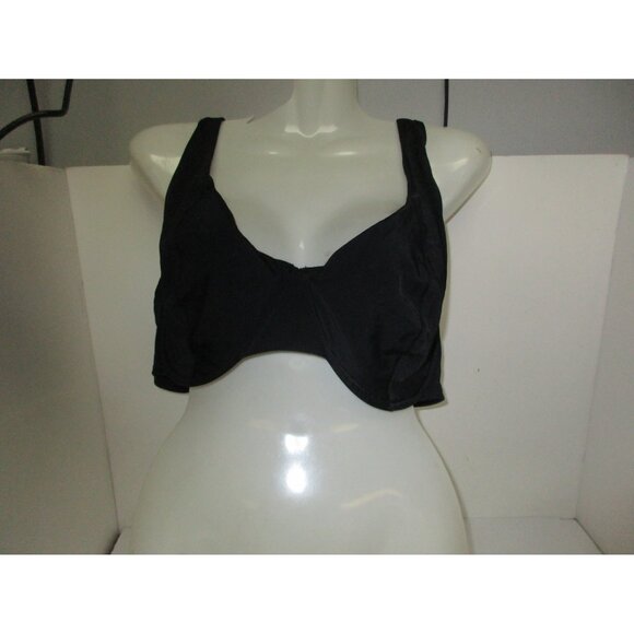 Adore Me Women's Style # 07150 Contour Swim Top Black Size 44DD New - Picture 1 of 2
